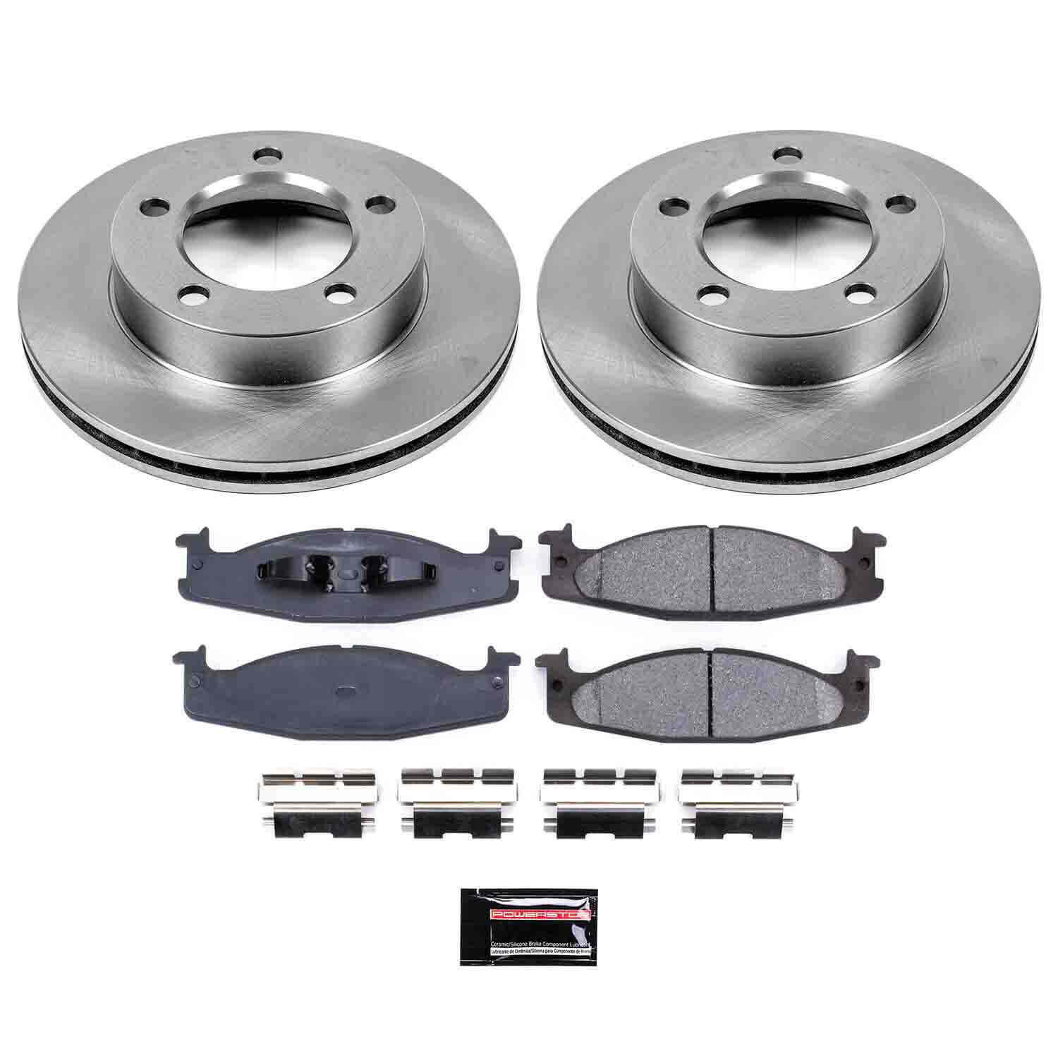 Power Stop KOE5067 Autospecialty - 1-Click Daily Driver Brake Kits (Front) for 1994-1996 Ford Bronco product image