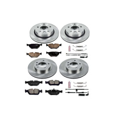 Power Stop KOE507 Autospecialty - 1-Click Daily Driver Brake Kits (Front And Rear) for 1999-2000 BMW 323CI product image