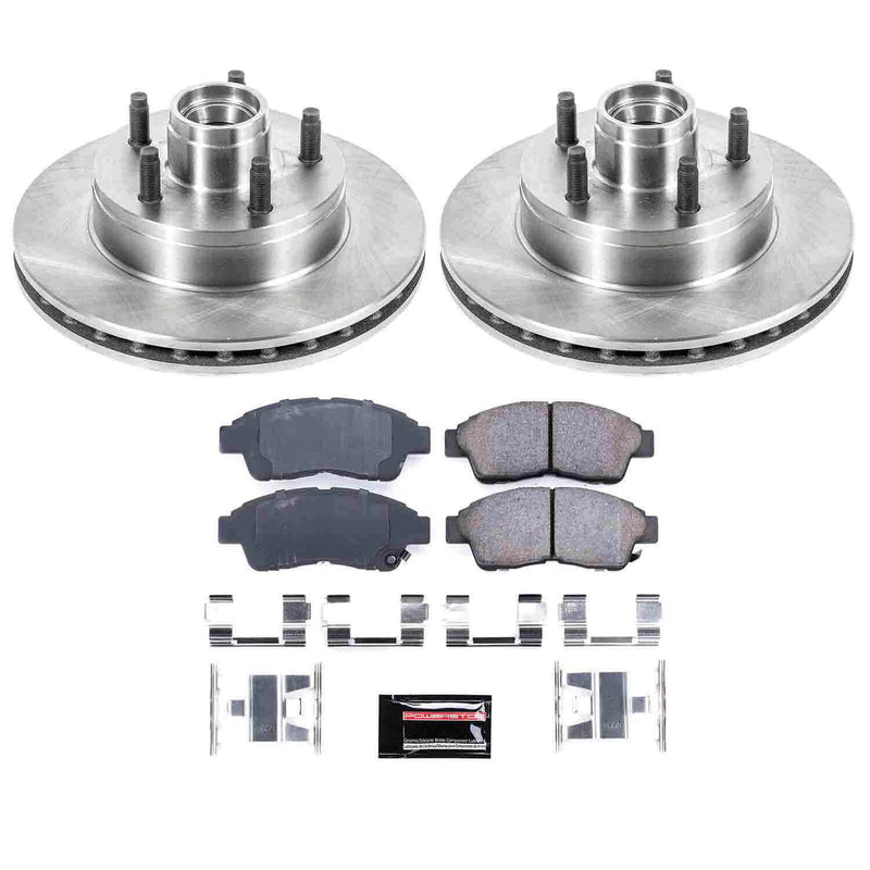 Power Stop KOE5079 Autospecialty - 1-Click Daily Driver Brake Kits (Front) for 1995-1997 Ford Ranger product image