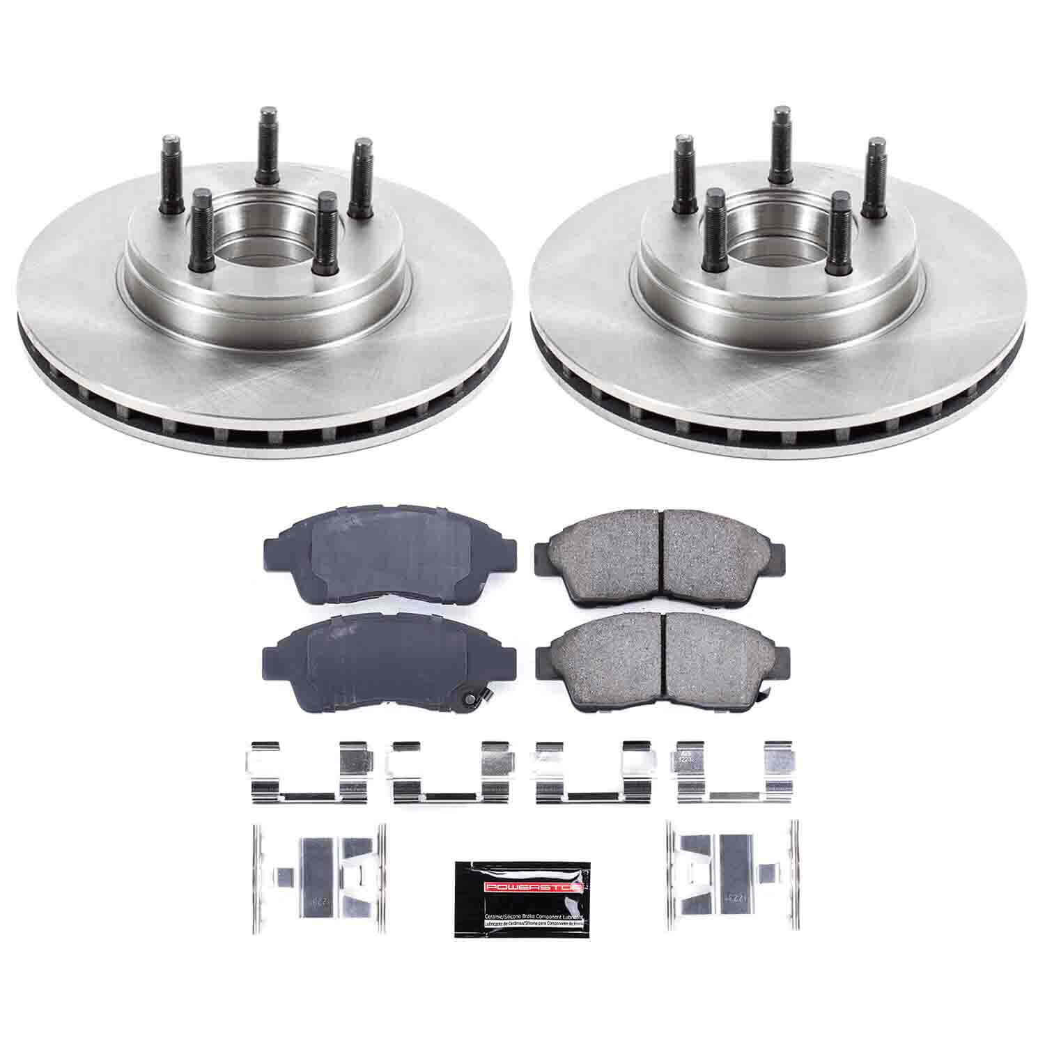 Power Stop KOE5081 Autospecialty - 1-Click Daily Driver Brake Kits (Rear) for 1995-1997 Ford Ranger product image