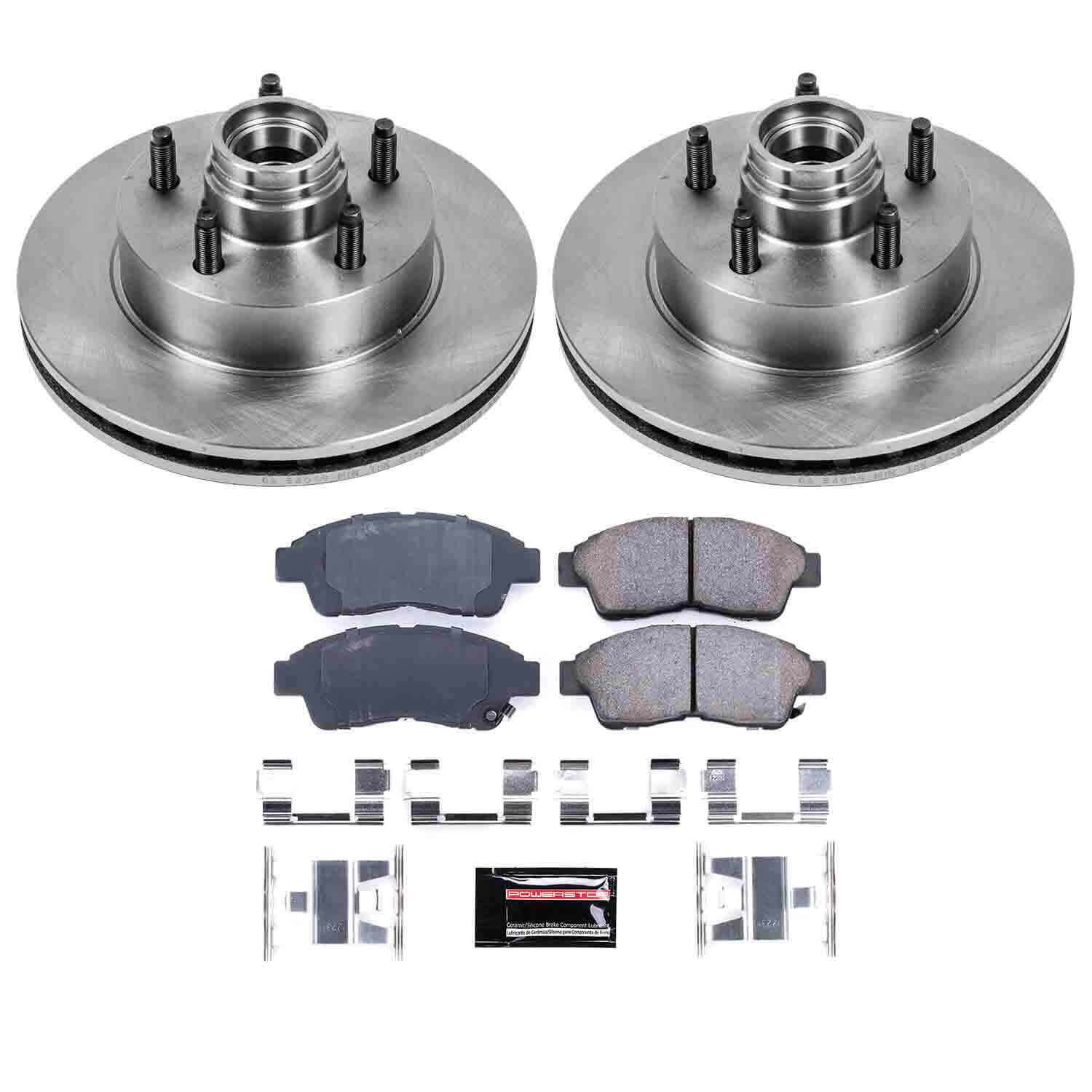 Power Stop KOE5083 Autospecialty - 1-Click Daily Driver Brake Kits (Front) for 1998-2002 Ford Ranger product image