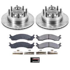 Power Stop KOE5087 Autospecialty - 1-Click Daily Driver Brake Kits (Front) for 1995-1999 Ford E-250 Econoline product image