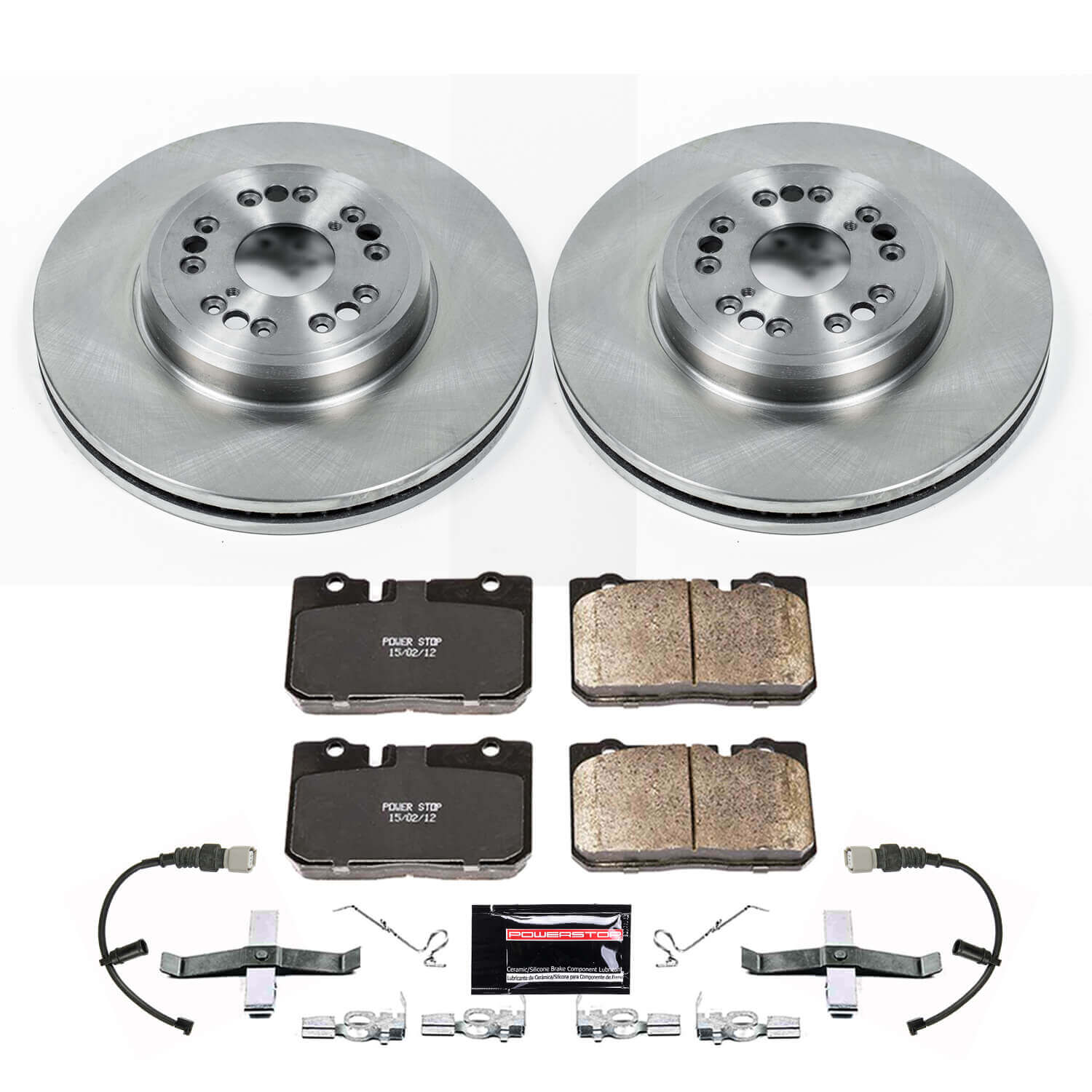 Power Stop KOE5099 Autospecialty 1-Click Daily Driver Front Brake Kit for 1995-2000 Lexus LS400 product image