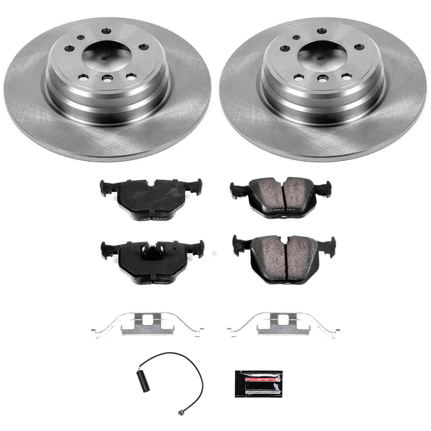 Power Stop KOE510 Autospecialty - 1-Click Daily Driver Brake Kits (Rear) for 1991-1997 BMW 840CI product image