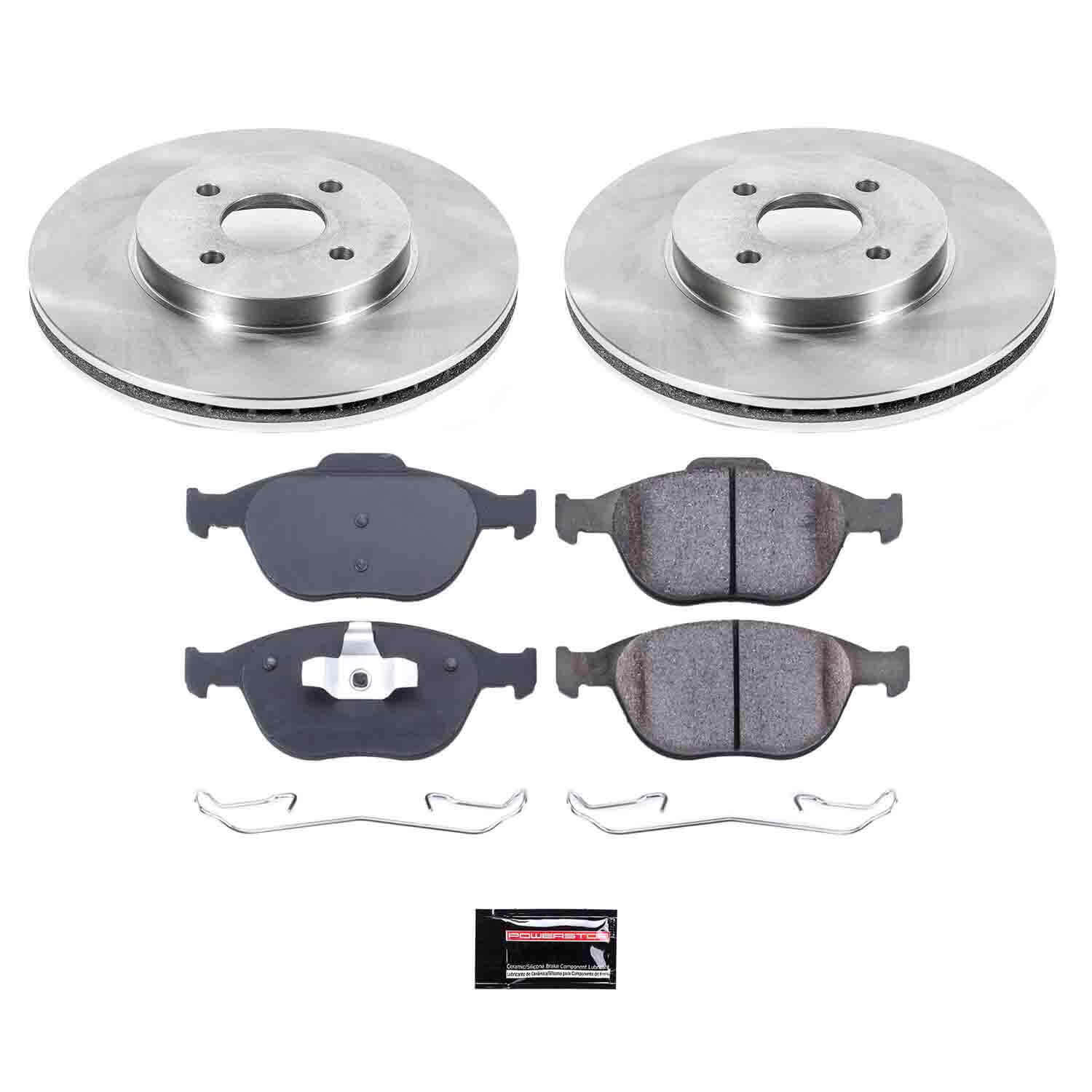 Power Stop KOE5101 Autospecialty - 1-Click Daily Driver Brake Kits (Front) for 2002-2004 Ford Focus product image