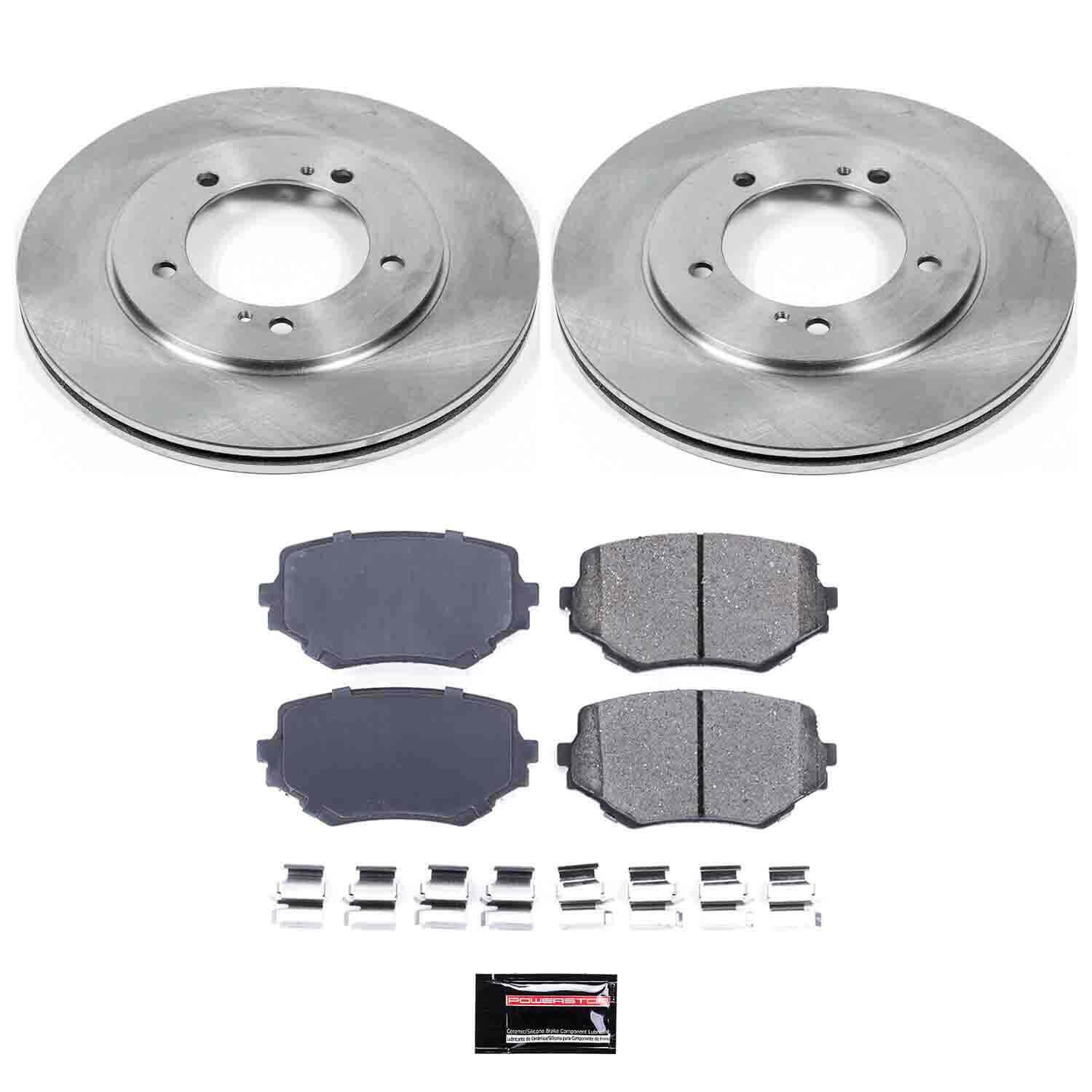 Power Stop KOE5109 Autospecialty - 1-Click Daily Driver Brake Kits (Front) for 2000-2005 Suzuki Grand Vitara product image