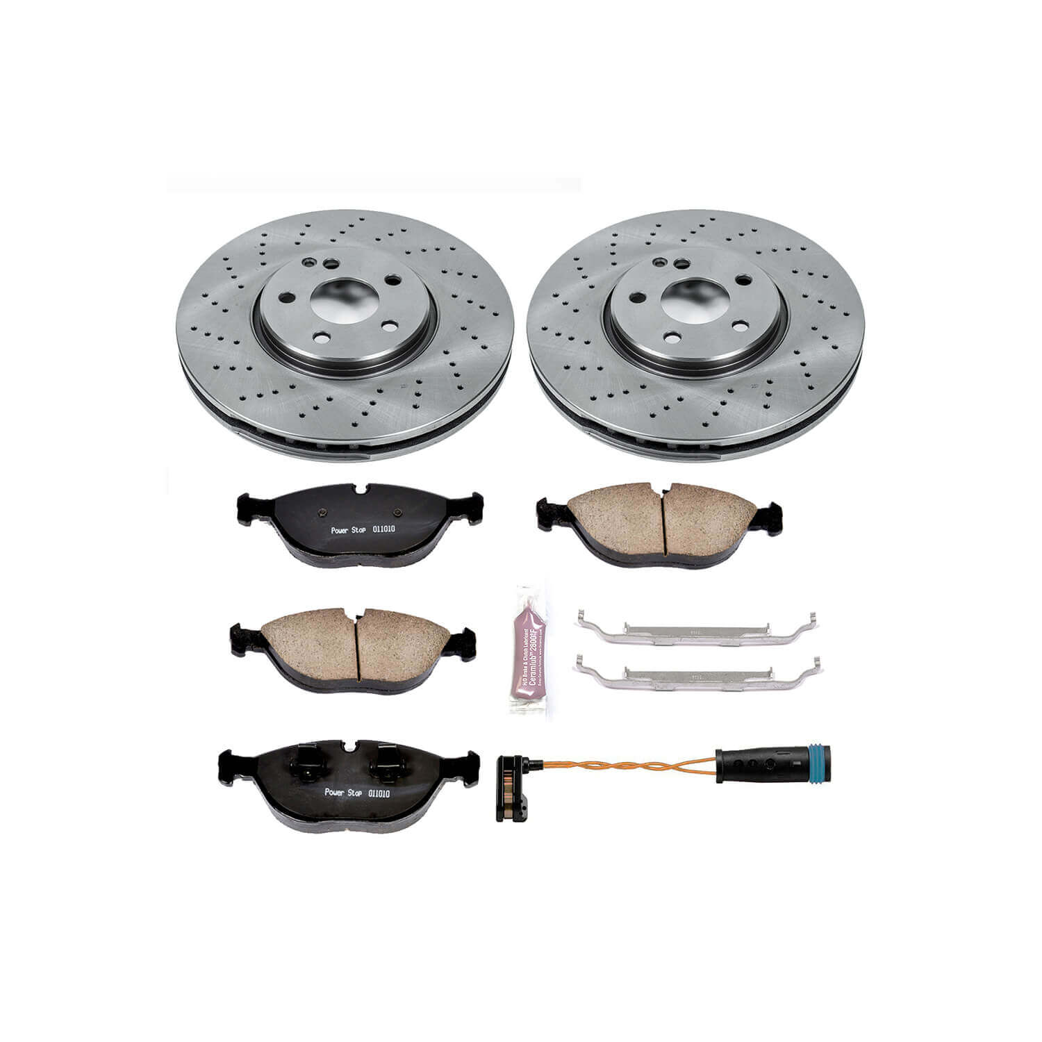 Power Stop KOE5120 Autospecialty - 1-Click Daily Driver Brake Kits (Front) for 2003-2006 Mercedes-Benz S430 product image