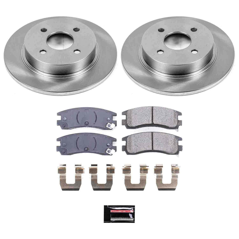 Power Stop KOE5133 Autospecialty - 1-Click Daily Driver Brake Kits (Rear) for 1996-1998 Saturn SC1 product image