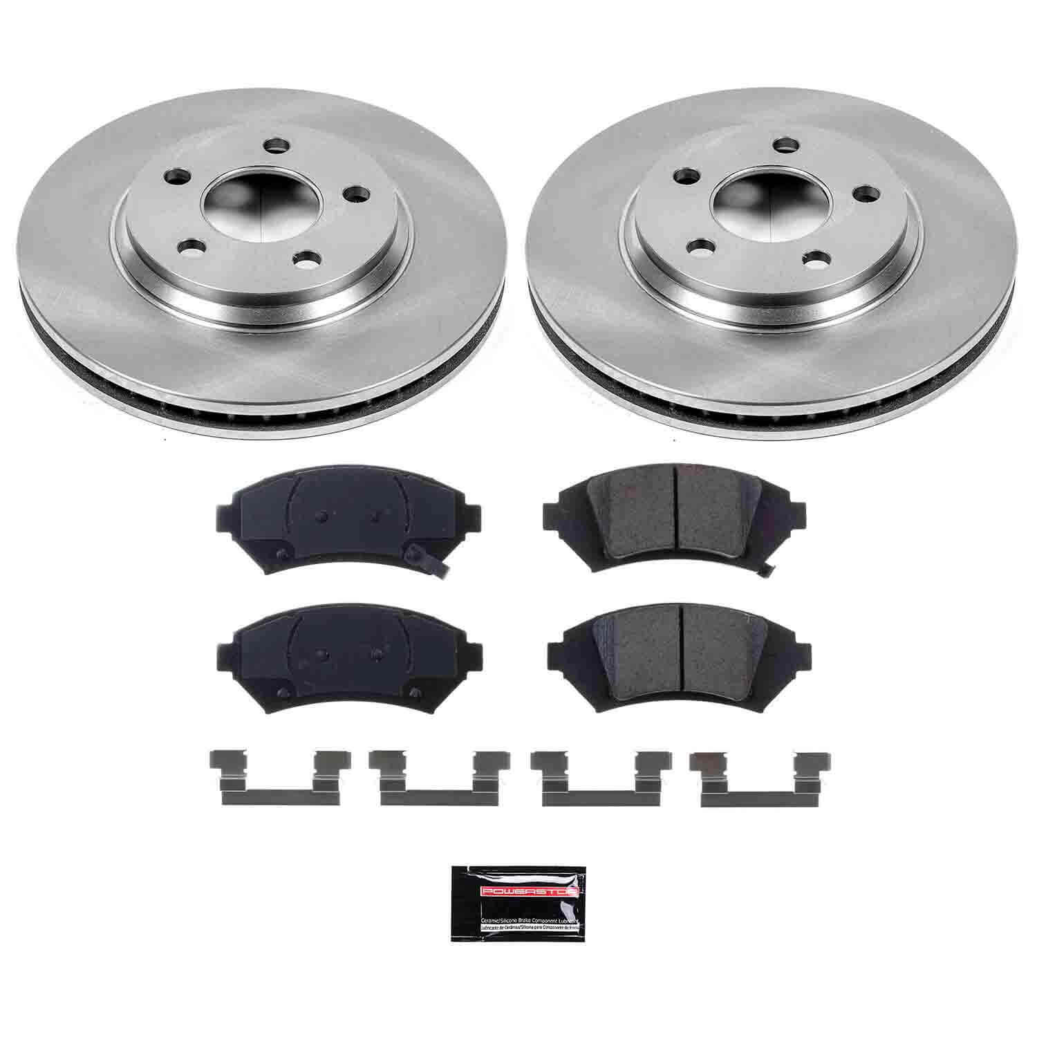 Power Stop KOE5137 Autospecialty - 1-Click Daily Driver Brake Kits (Front) for 2005 Buick Lesabre product image