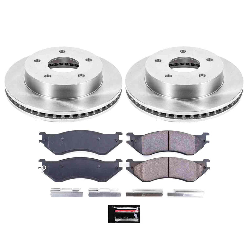 Power Stop KOE5142 Autospecialty - 1-Click Daily Driver Brake Kits (Front) for 2000-2001 Dodge Ram 1500 product image