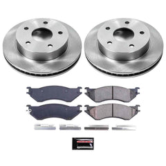 Power Stop KOE5143 Autospecialty - 1-Click Daily Driver Brake Kits (Front) for 2000-2001 Dodge Ram 1500 product image