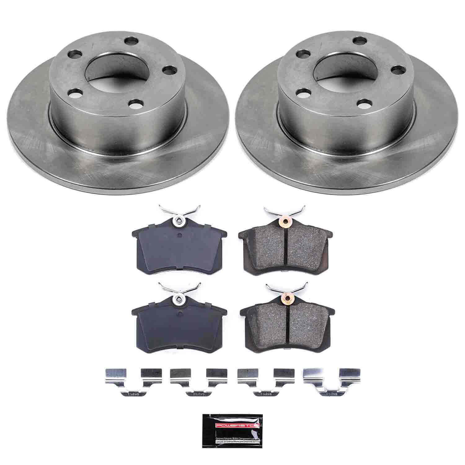 Power Stop KOE515 Autospecialty - 1-Click Daily Driver Brake Kits (Rear) for 1998-2005 Audi A6 product image