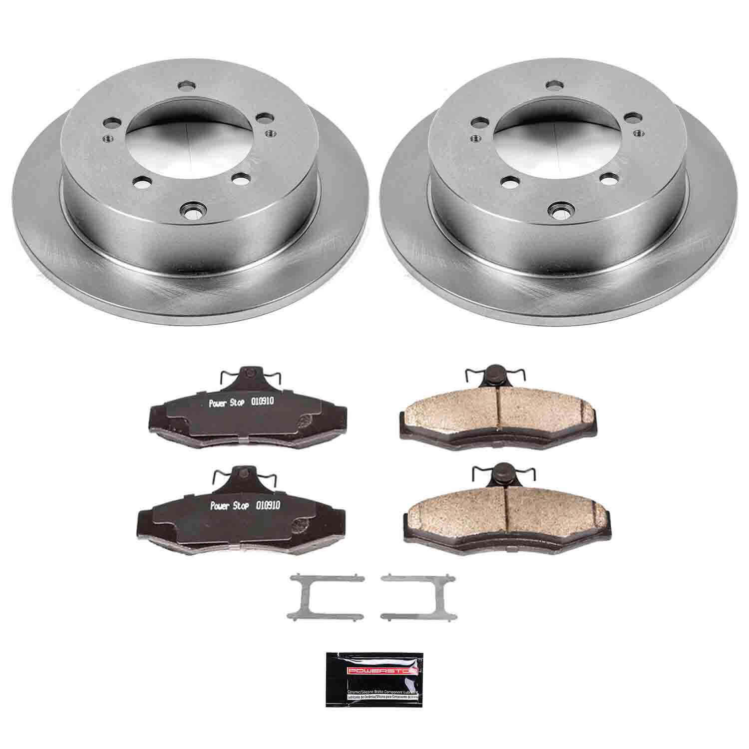 Power Stop KOE5153 Autospecialty - 1-Click Daily Driver Brake Kits (Rear) for 1997-2004 Mitsubishi Diamante product image