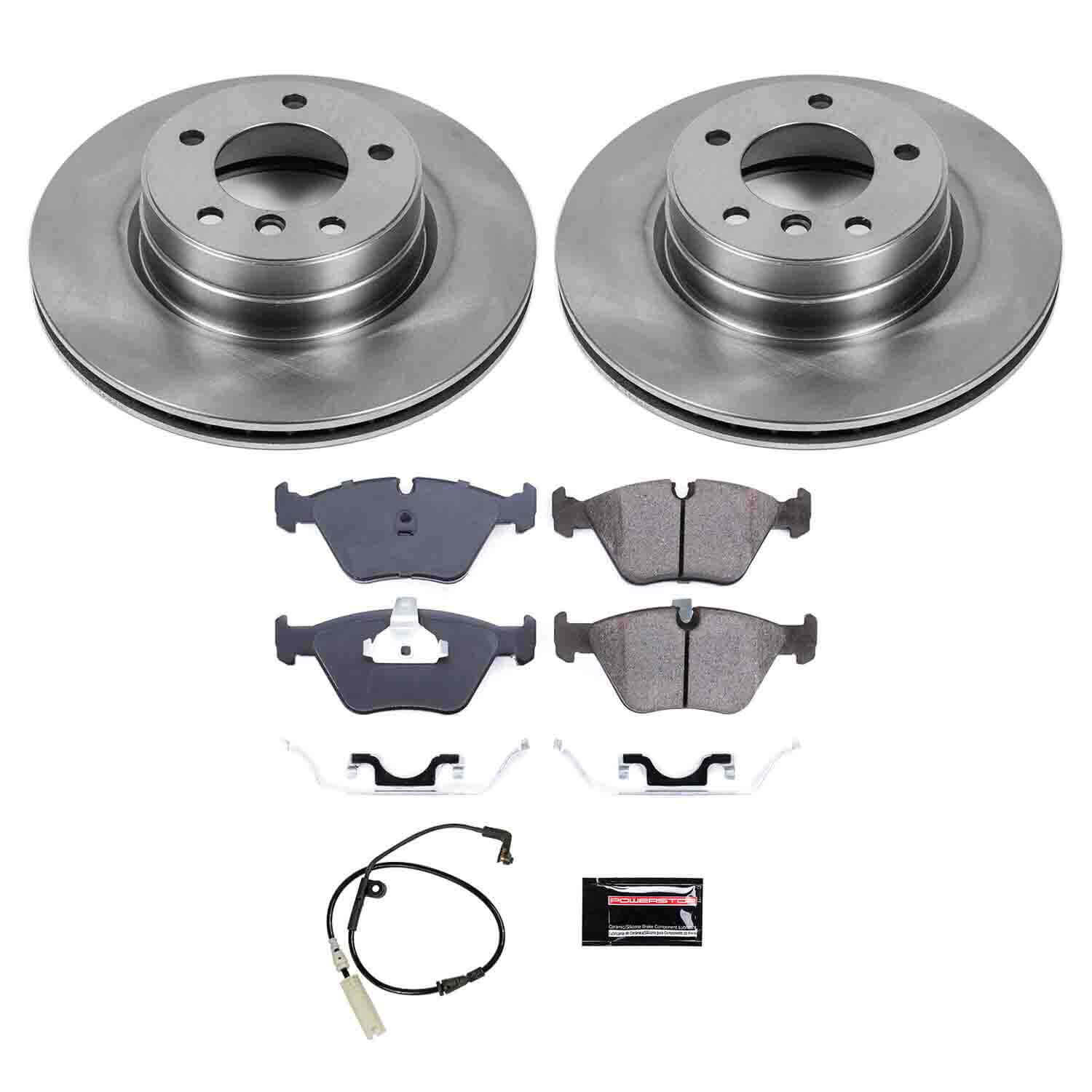 Power Stop KOE5156 Autospecialty - 1-Click Daily Driver Brake Kits (Front) for 2004-2005 BMW 525I product image