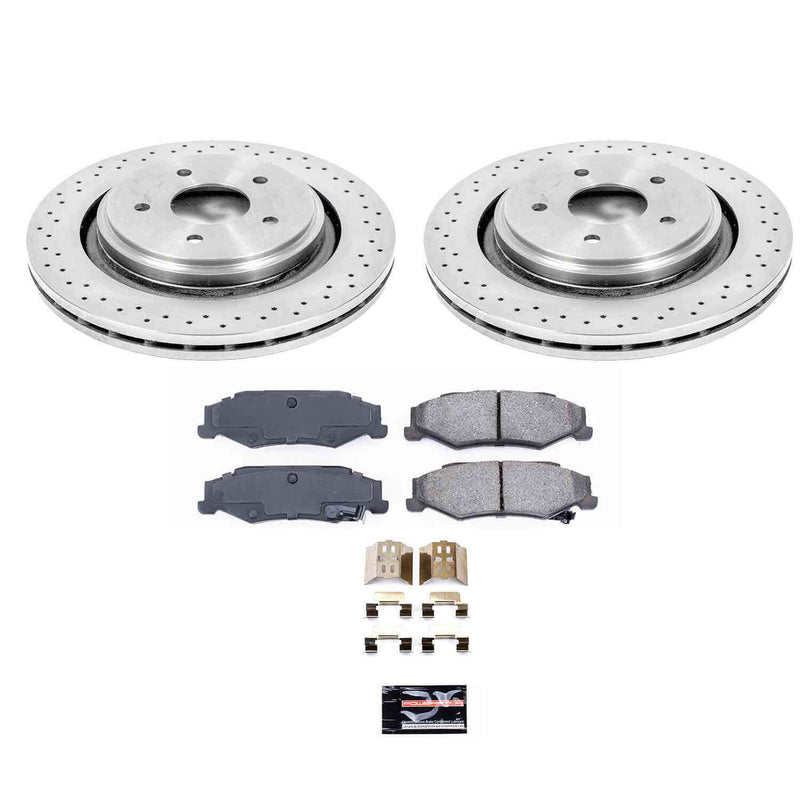 Power Stop KOE5159 Autospecialty - 1-Click Daily Driver Brake Kits (Rear) for 2005-2013 Cadillac Xlr product image