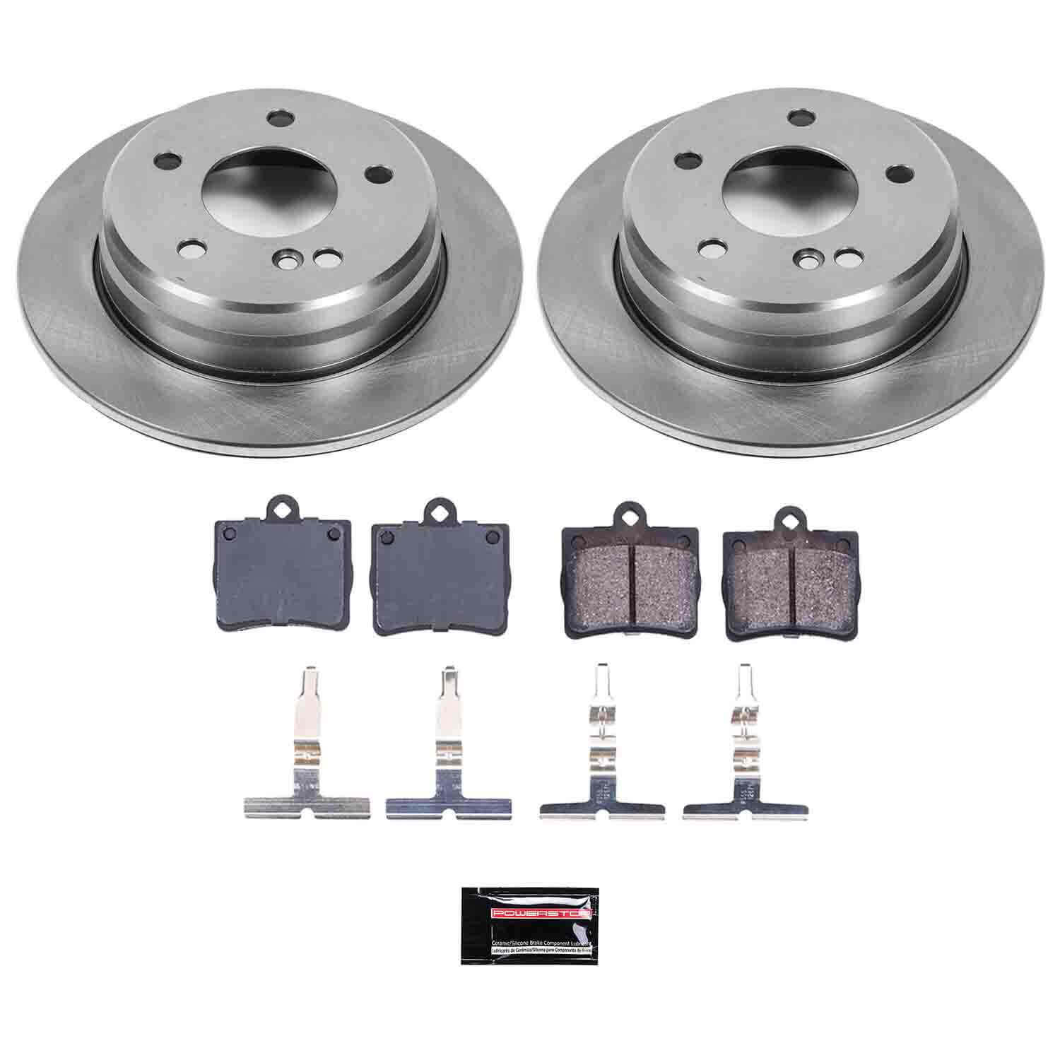 Power Stop KOE5167 Autospecialty - 1-Click Daily Driver Brake Kits (Rear) for 1994-1998 Mercedes-Benz C220 product image