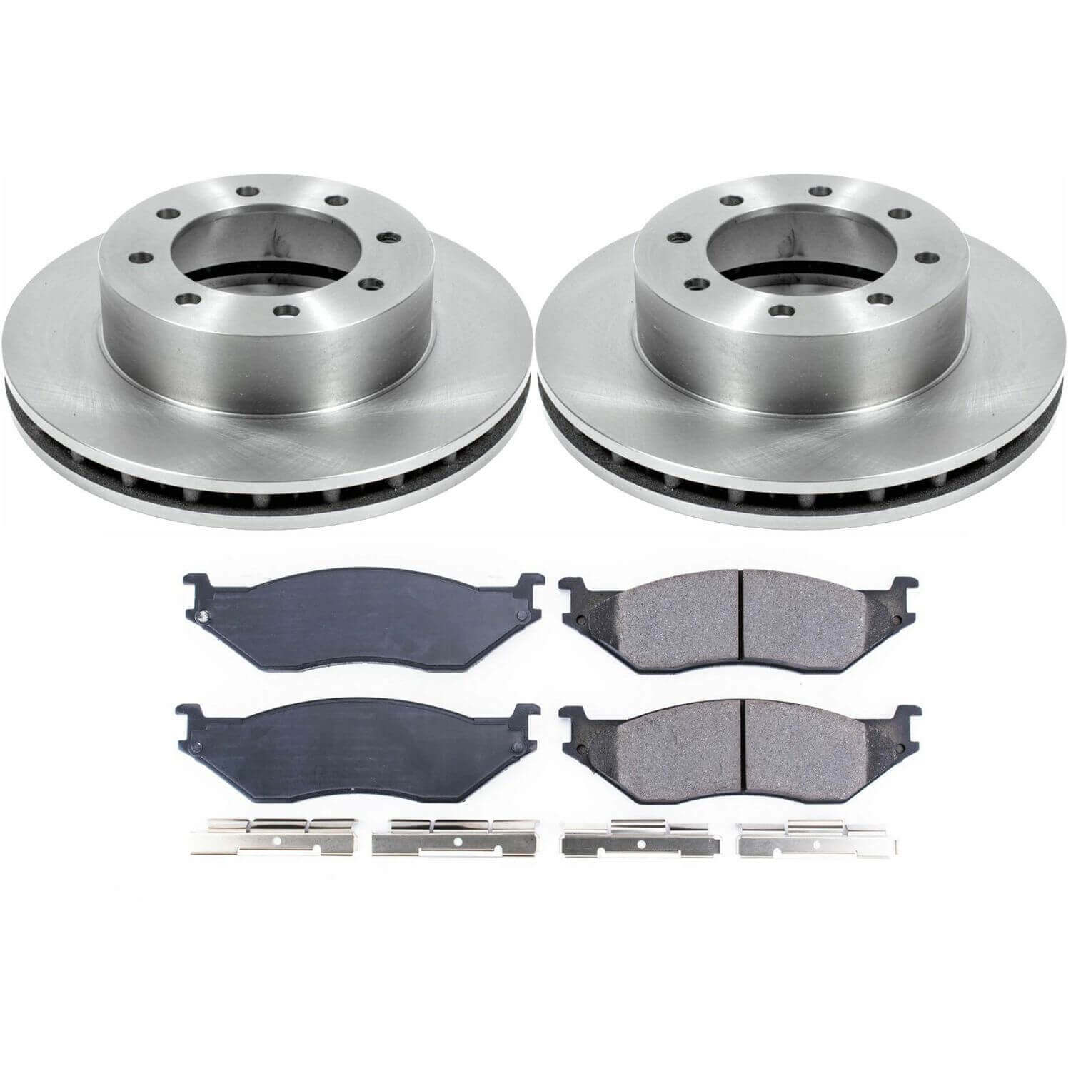Power Stop KOE5185 Autospecialty 1-Click Daily Driver Front Brake Kit for 1999-2004 Ford E-550 Econoline Super Duty product image