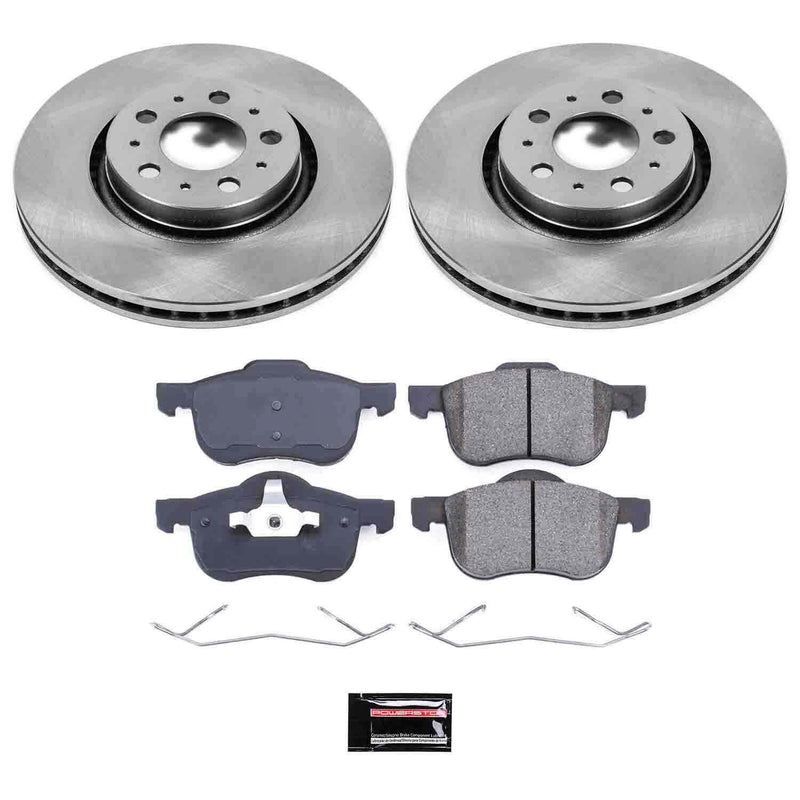 Power Stop KOE5193 Autospecialty - 1-Click Daily Driver Brake Kits (Front) for 1999-2009 Volvo S60 product image