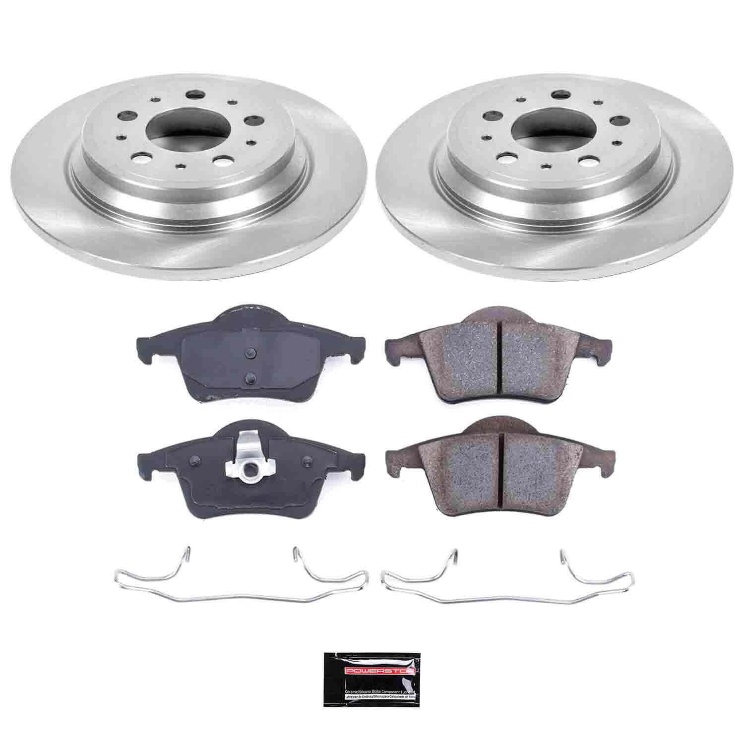 Power Stop KOE5194 Autospecialty - 1-Click Daily Driver Brake Kits (Rear) for 1999-2000 Volvo S70 product image