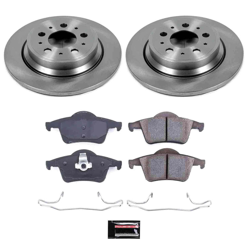 Power Stop KOE5196 Autospecialty - 1-Click Daily Driver Brake Kits (Rear) for 1999-2009 Volvo S60 product image
