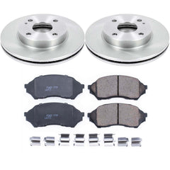 Power Stop KOE5202 Autospecialty 1-Click Daily Driver Front Pad And Rotor Kit for 1999-2000 Mazda Protege product image