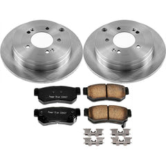 Power Stop KOE5209 Autospecialty 1-Click Daily Driver Plain Rotor Rear Brake Kit for 2006-2009 Hyundai Azera product image