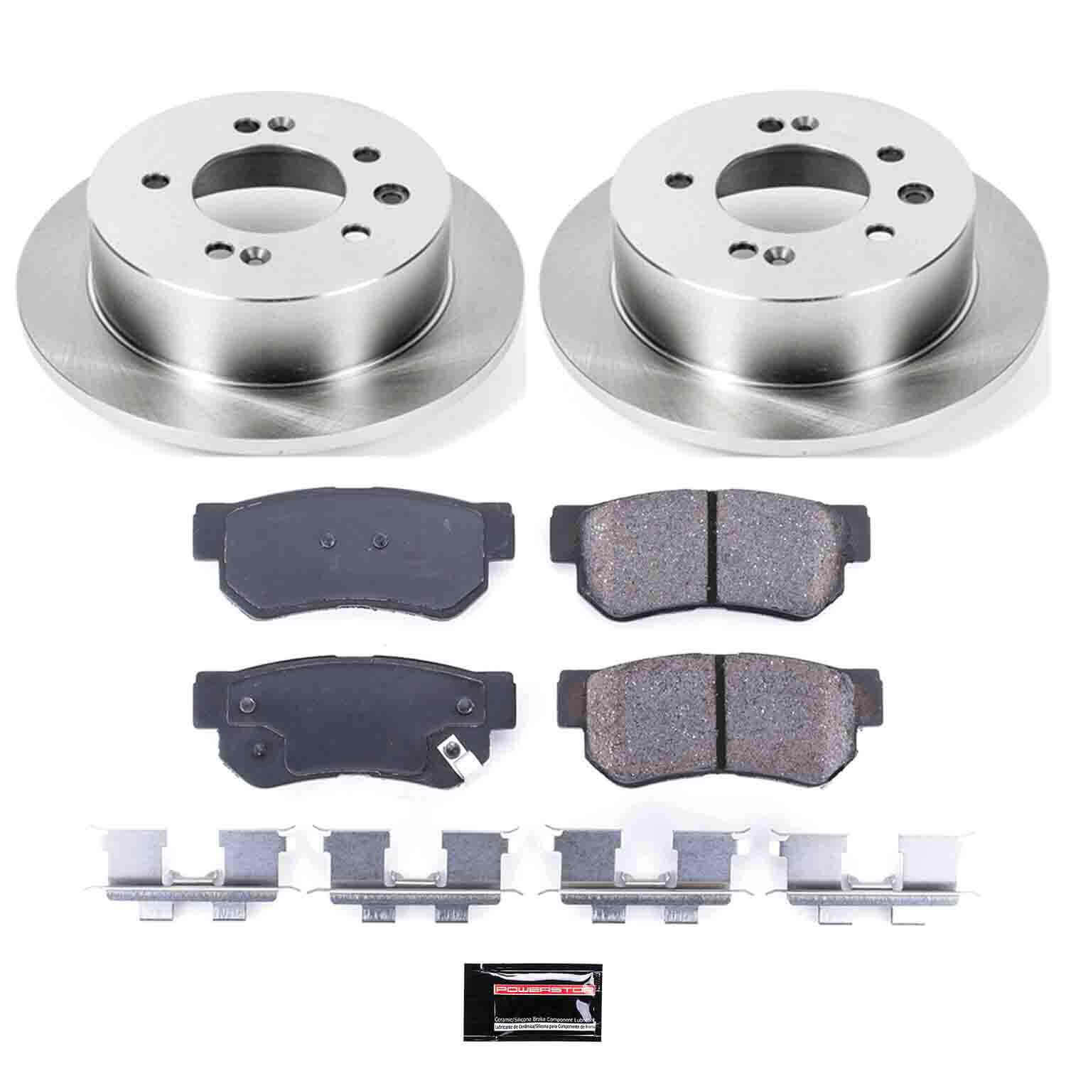 Power Stop KOE5210 Autospecialty - 1-Click Daily Driver Brake Kits (Rear) for 2007-2010 Hyundai Elantra product image