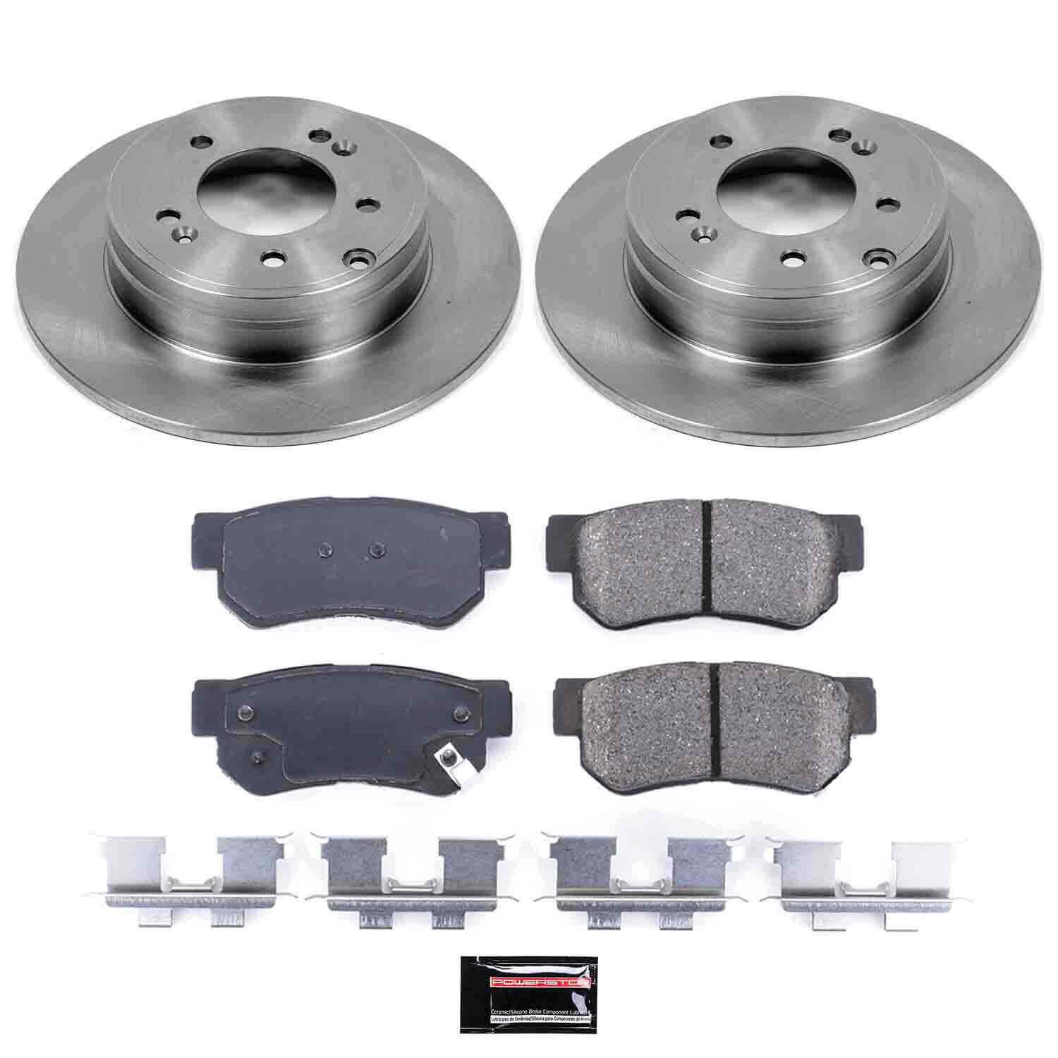 Power Stop KOE5211 Autospecialty - 1-Click Daily Driver Brake Kits (Rear) for 2006-2008 Hyundai Sonata product image