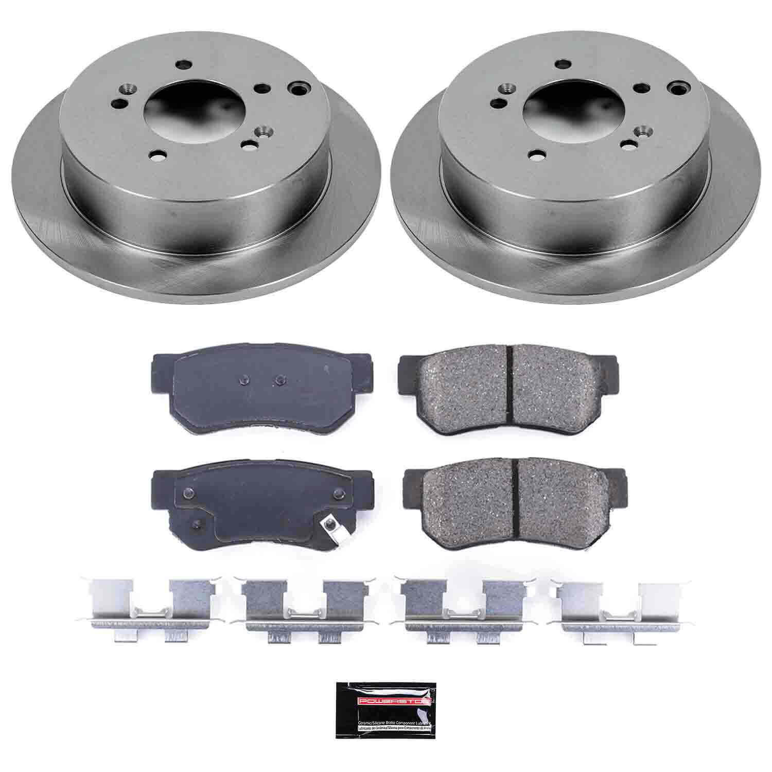 Power Stop KOE5213 Autospecialty - 1-Click Daily Driver Brake Kits (Rear) for 2001-2010 Hyundai Santa Fe product image