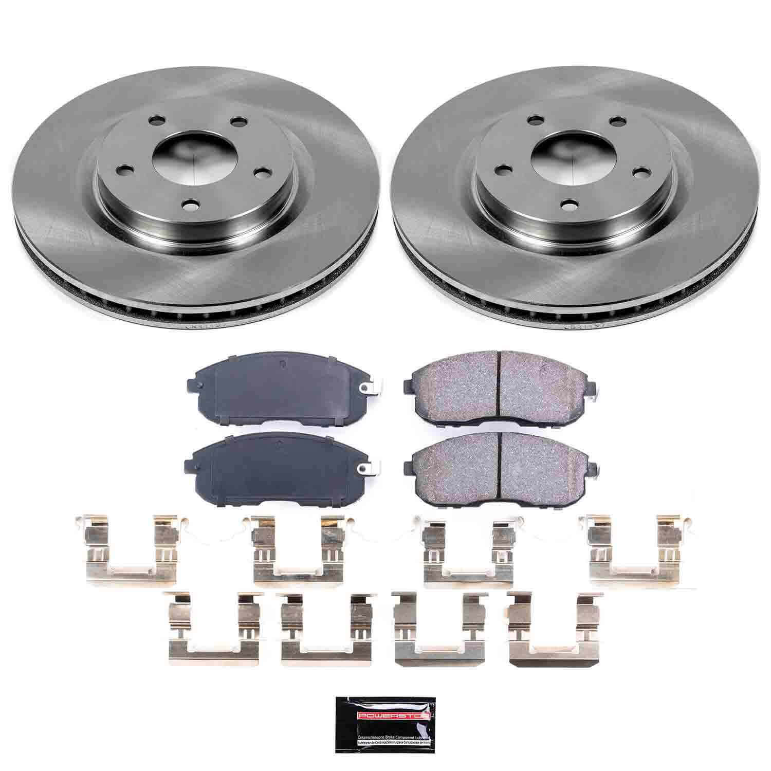 Power Stop KOE5217 Autospecialty - 1-Click Daily Driver Brake Kits (Front) for 2007-2012 Nissan Sentra product image