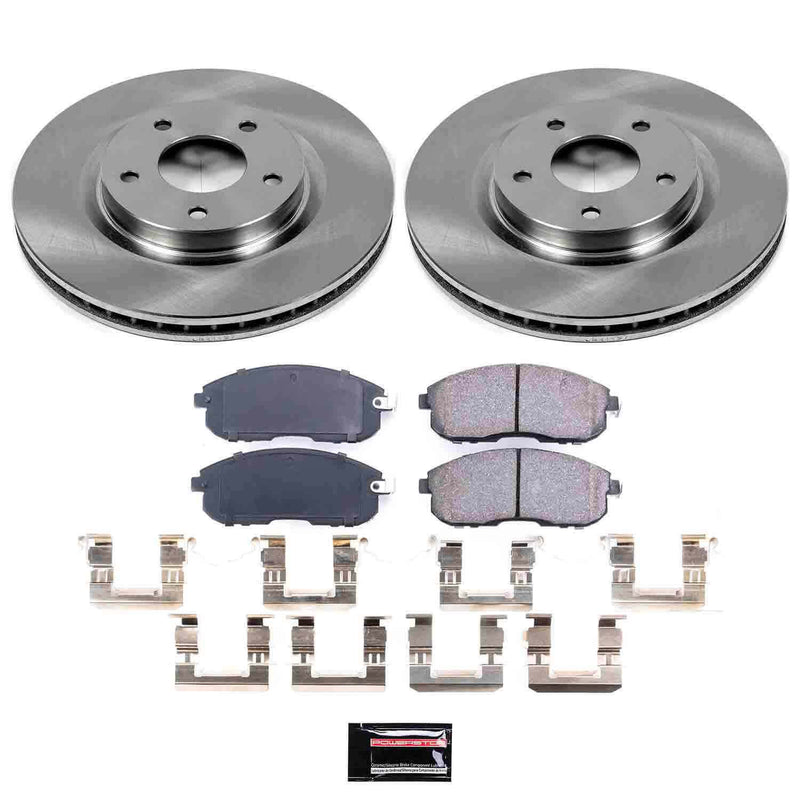 Power Stop KOE5217 Autospecialty - 1-Click Daily Driver Brake Kits (Front) for 2007-2012 Nissan Sentra product image