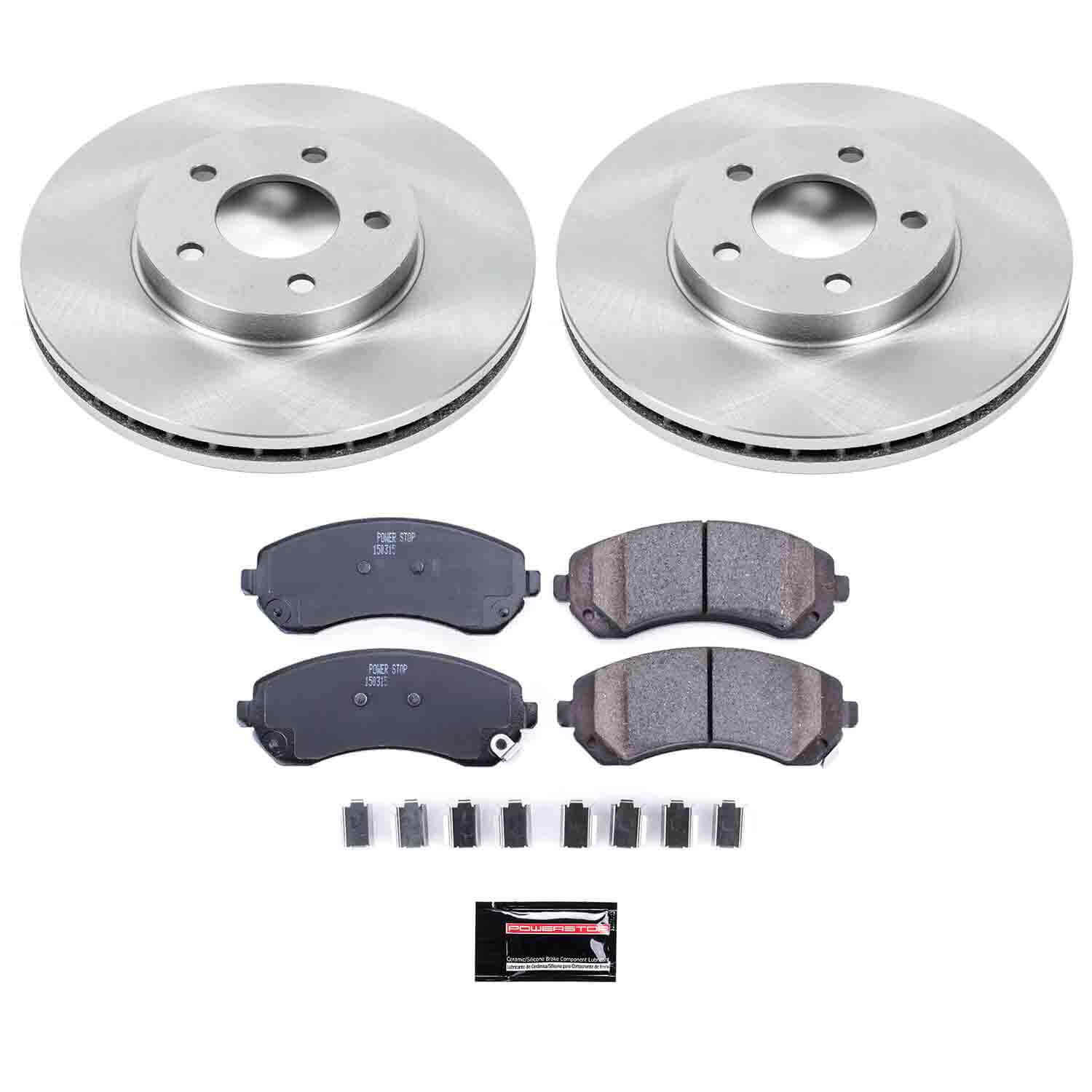 Power Stop KOE5234 Autospecialty - 1-Click Daily Driver Brake Kits (Front) for 2001-2006 Buick Rendezvous product image