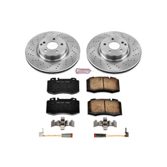Power Stop KOE5241 Autospecialty 1-Click Daily Driver Plain Rotor Front Brake Kit for 2007-2009 Mercedes-Benz E-350 product image
