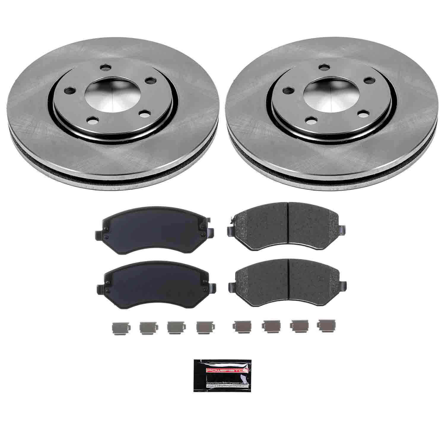 Power Stop KOE5244 Autospecialty - 1-Click Daily Driver Brake Kits (Front) for 2001-2007 Chrysler Town & Country product image