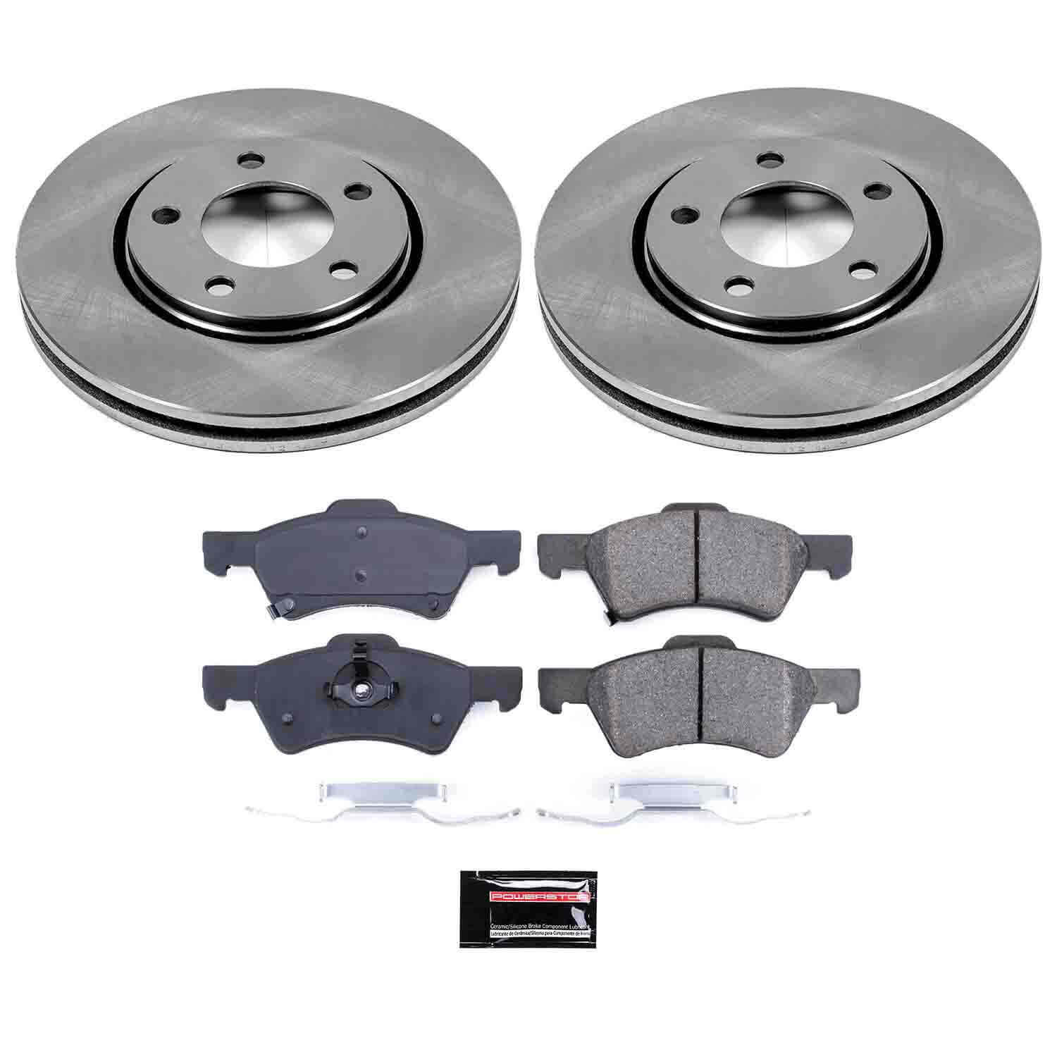 Power Stop KOE5246 Autospecialty - 1-Click Daily Driver Brake Kits (Front) for 2003-2004 Dodge Caravan product image