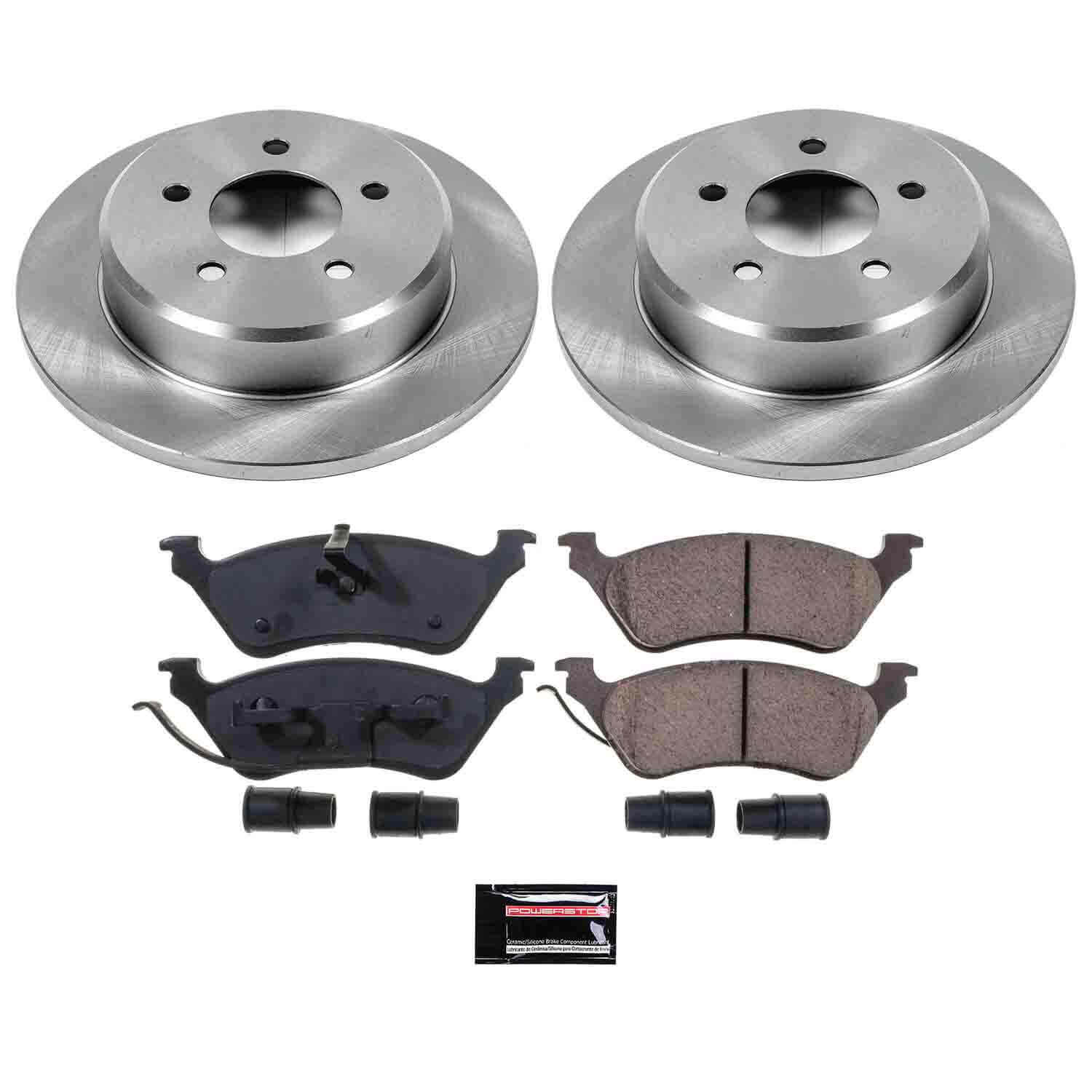 Power Stop KOE5248 Autospecialty - 1-Click Daily Driver Brake Kits (Rear) for 2001-2007 Chrysler Town & Country product image