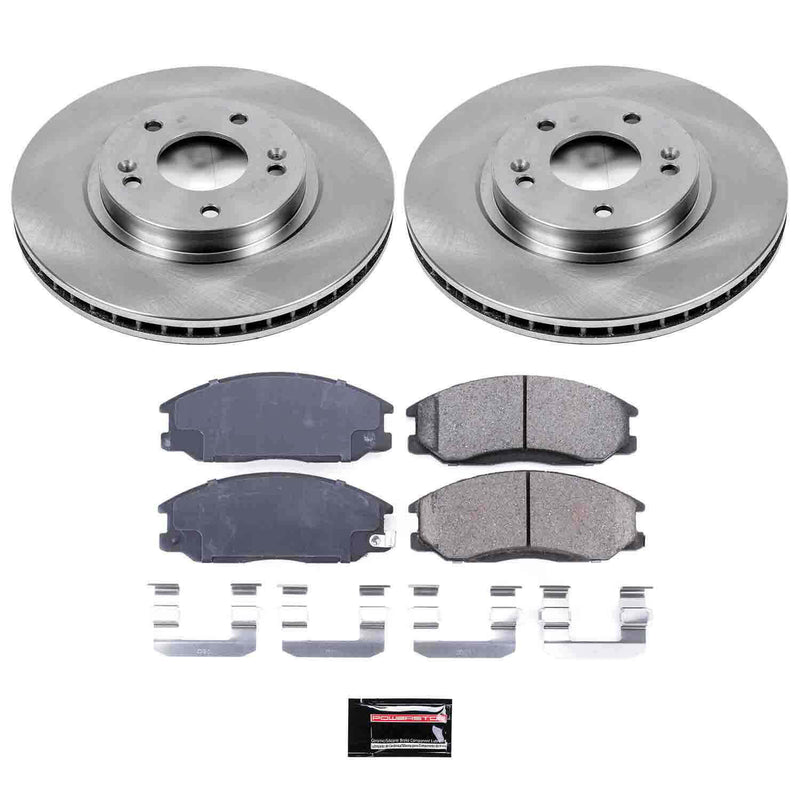 Power Stop KOE5250 Autospecialty - 1-Click Daily Driver Brake Kits (Front) for 2001-2006 Hyundai Santa Fe product image