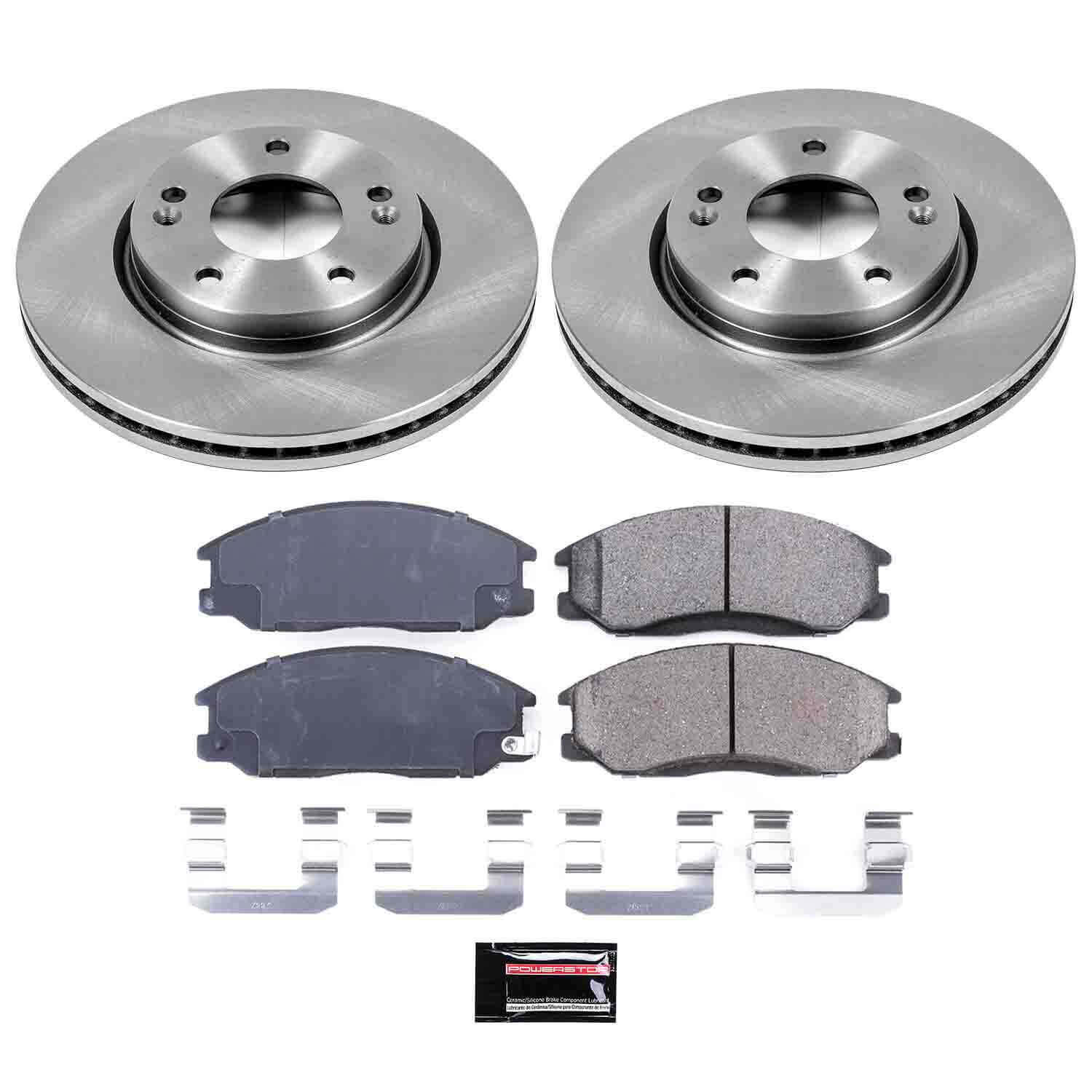 Power Stop KOE5251 Autospecialty - 1-Click Daily Driver Brake Kits (Front) for 2001-2004 Hyundai Santa Fe product image