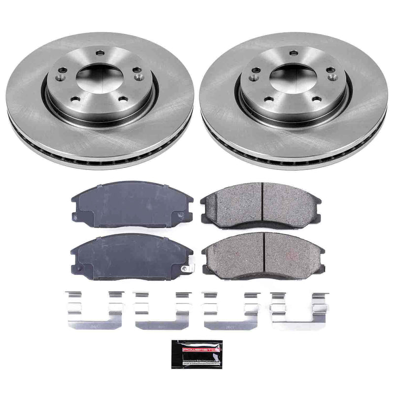 Power Stop KOE5251 Autospecialty - 1-Click Daily Driver Brake Kits (Front) for 2001-2004 Hyundai Santa Fe product image
