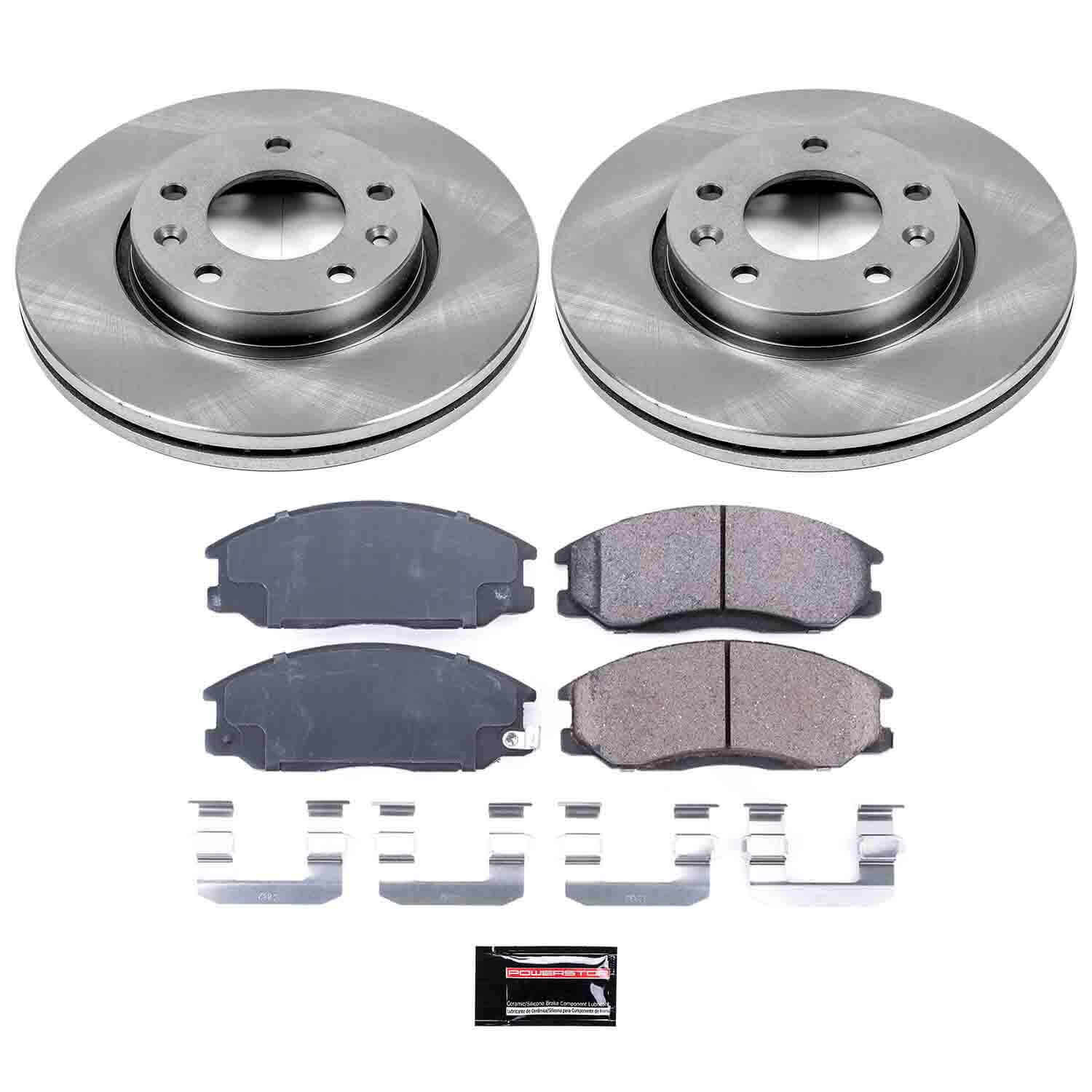 Power Stop KOE5252 Autospecialty - 1-Click Daily Driver Brake Kits (Front) for 2002-2004 Kia Sedona product image