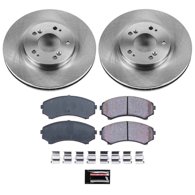 Power Stop KOE5258 Autospecialty - 1-Click Daily Driver Brake Kits (Front) for 2004-2011 Mitsubishi Endeavor product image