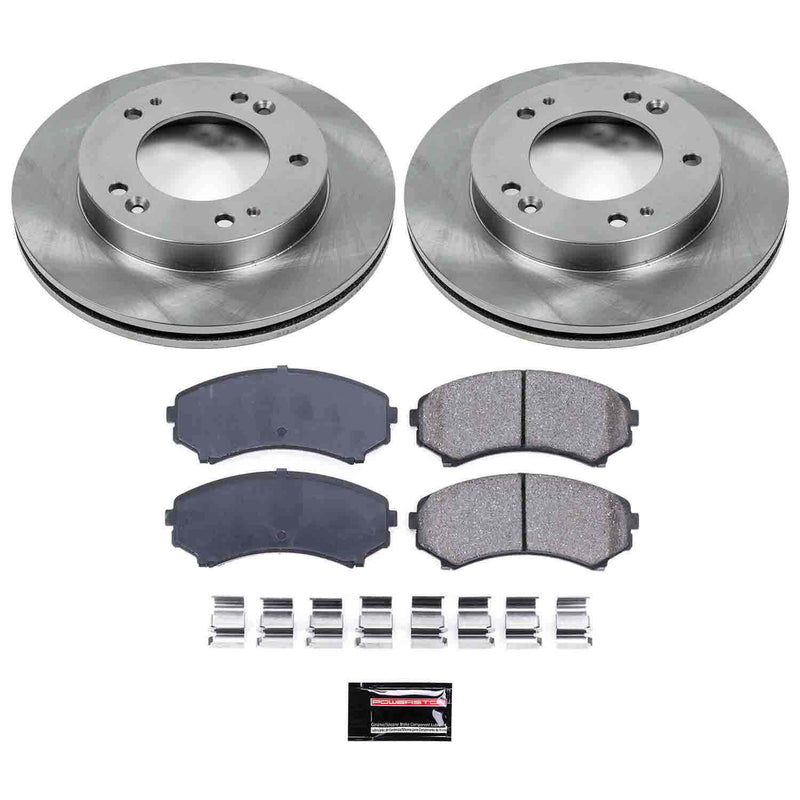 Power Stop KOE5259 Autospecialty - 1-Click Daily Driver Brake Kits (Front) for 2001-2004 Honda Passport product image