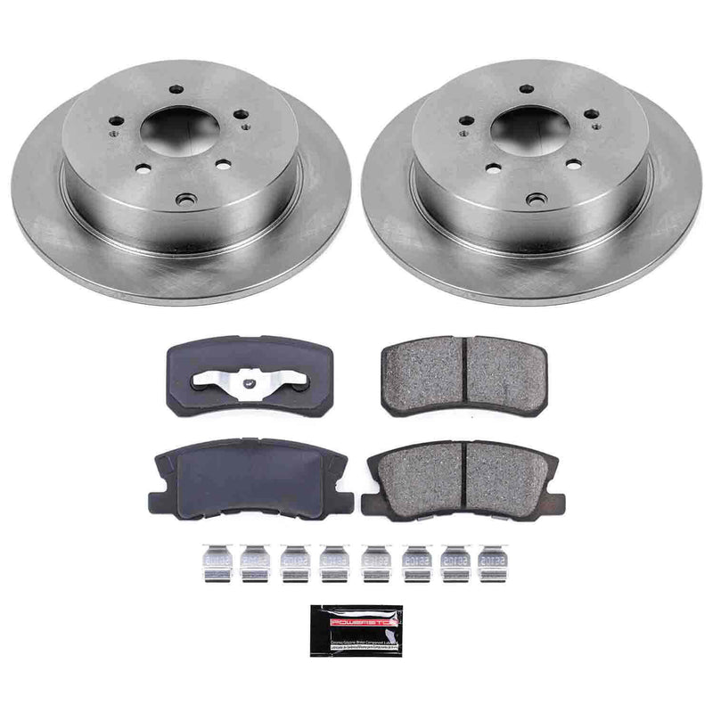 Power Stop KOE5260 Autospecialty - 1-Click Daily Driver Brake Kits (Rear) for 2004-2011 Mitsubishi Endeavor product image