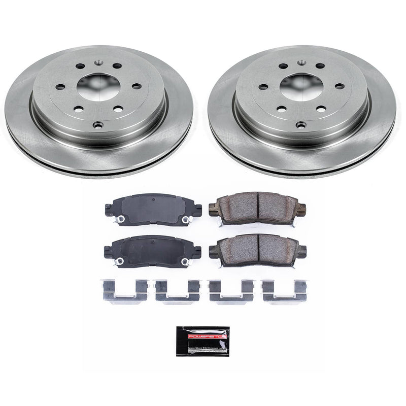Power Stop KOE5262 Autospecialty - 1-Click Daily Driver Brake Kits (Rear) for 2007-2017 Buick Enclave product image