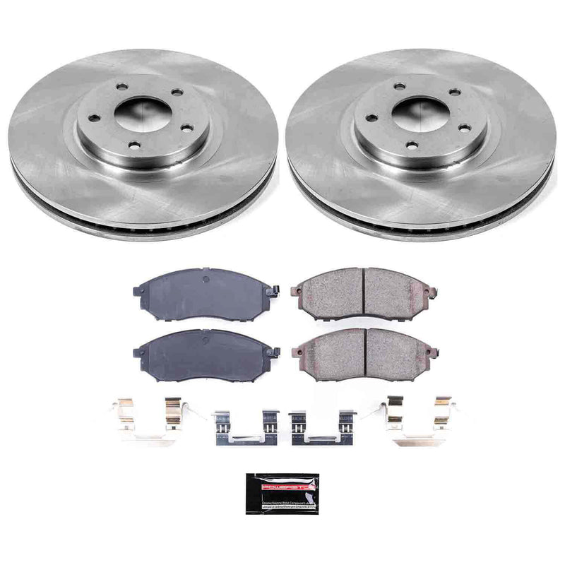 Power Stop KOE5263 Autospecialty - 1-Click Daily Driver Brake Kits (Front) for 2011-2014 Nissan Murano product image