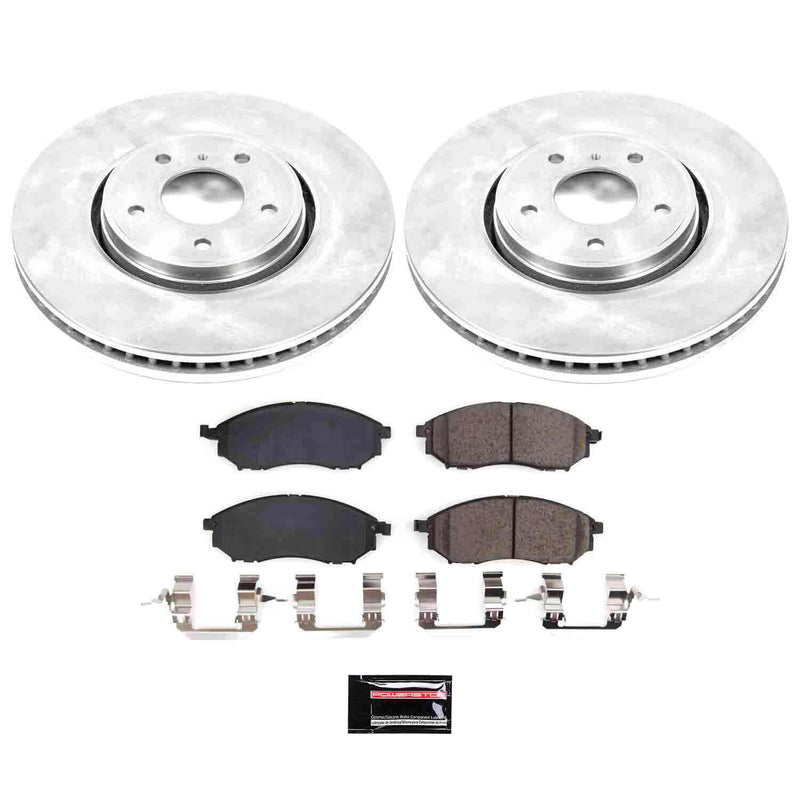 Power Stop KOE5264 Autospecialty - 1-Click Daily Driver Brake Kits (Front) for 2005-2014 Infiniti FX35 product image