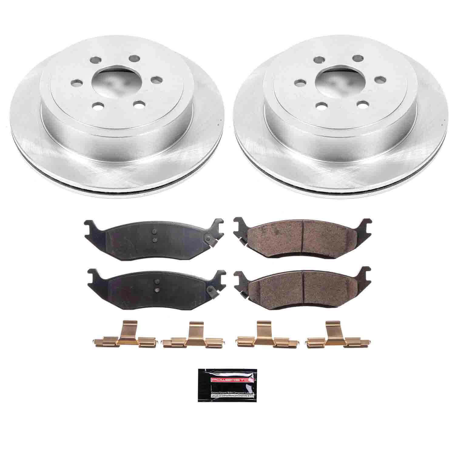 Power Stop KOE5270 Autospecialty - 1-Click Daily Driver Brake Kits (Rear) for 2003 Dodge Durango product image