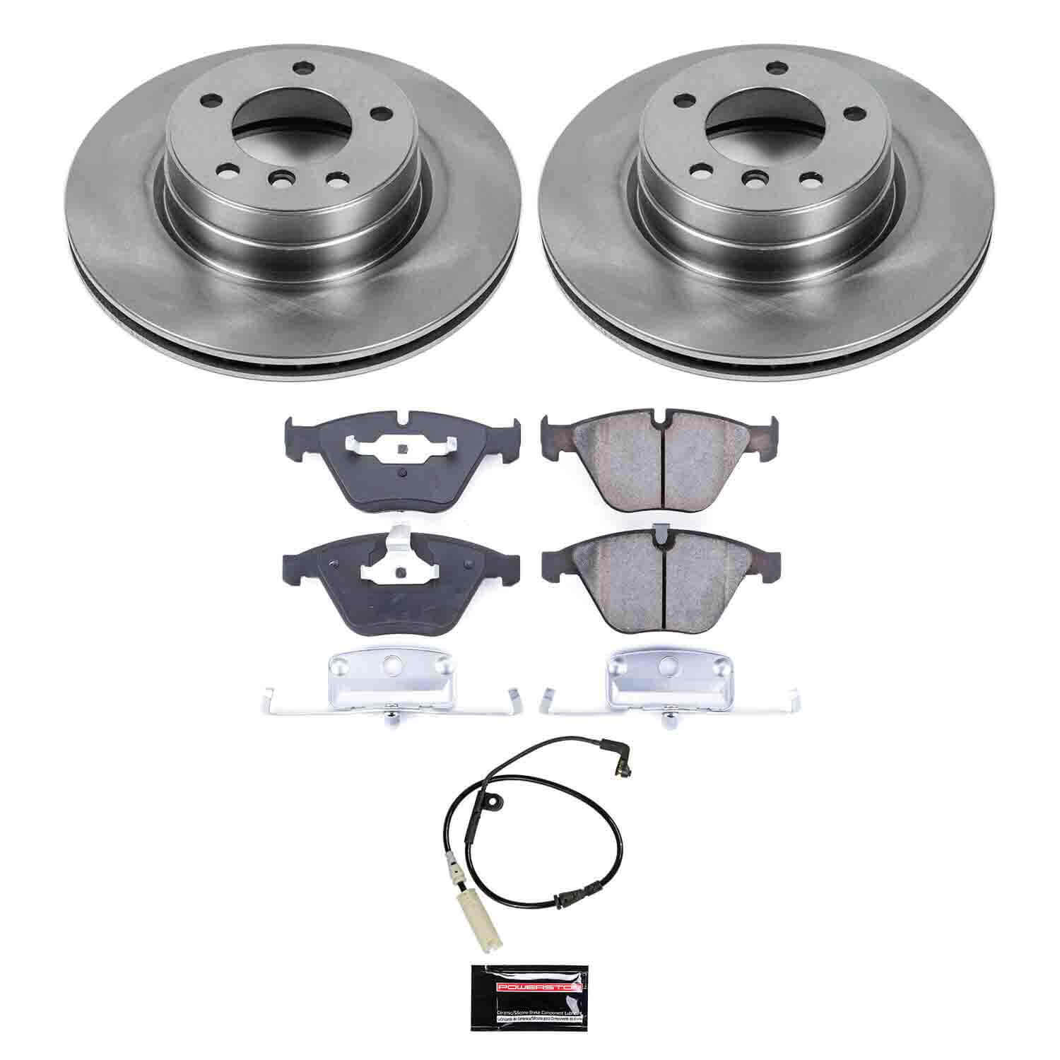 Power Stop KOE5280 Autospecialty - 1-Click Daily Driver Brake Kits (Front) for 2006-2007 BMW 525I product image