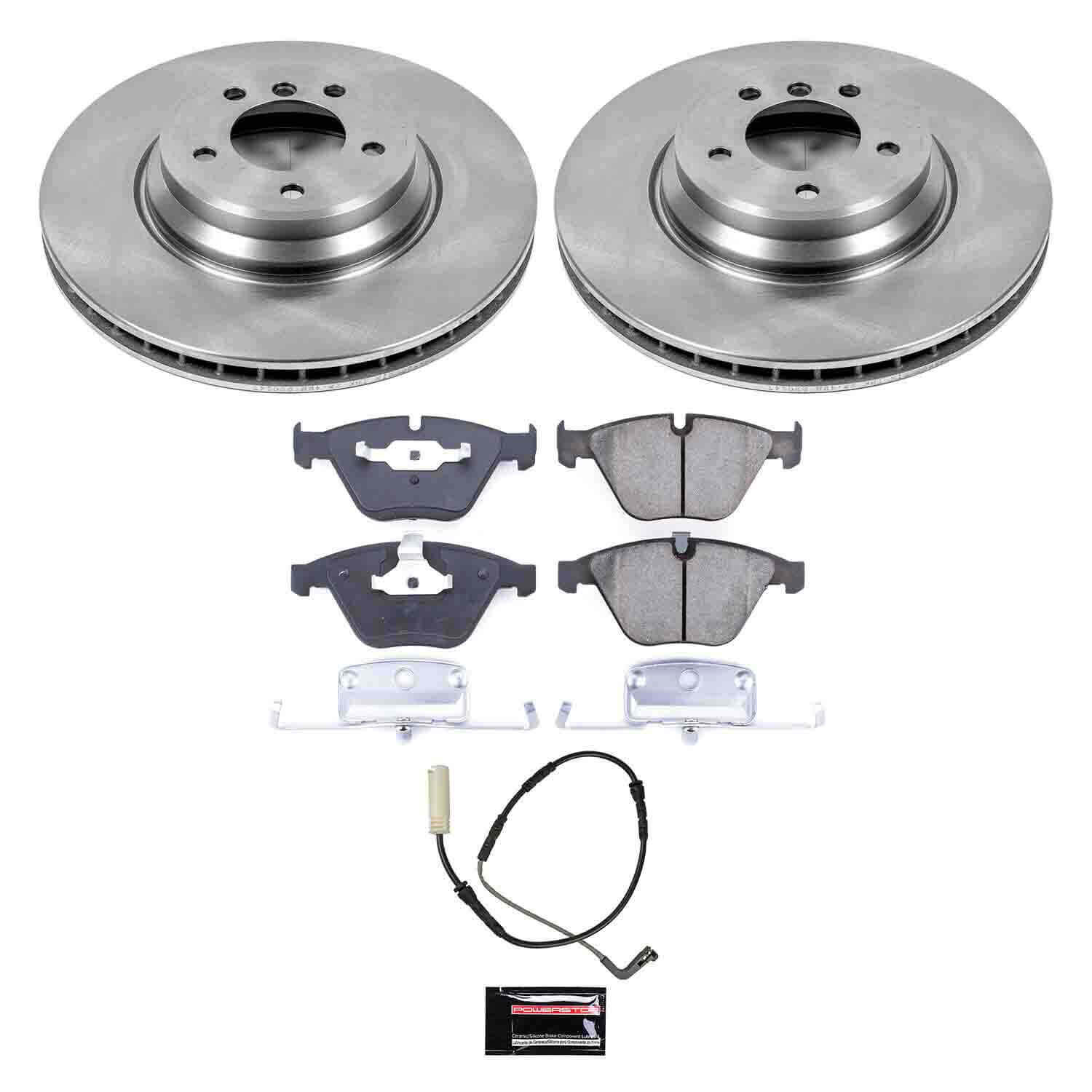 Power Stop KOE5281 Autospecialty - 1-Click Daily Driver Brake Kits (Front) for 2007-2010 BMW 335D product image
