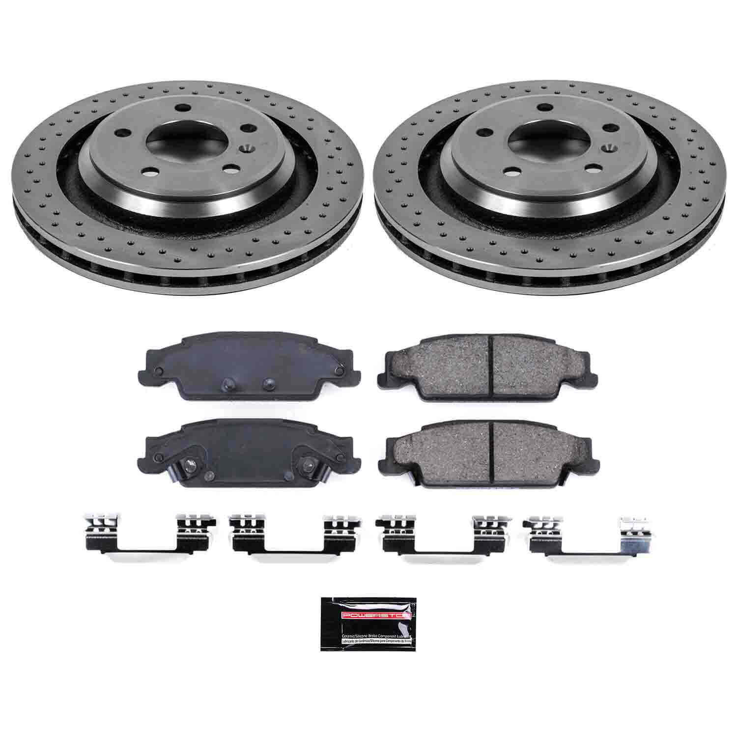 Power Stop KOE5289 Autospecialty - 1-Click Daily Driver Brake Kits (Rear) for 2005-2008 Pontiac Grand Prix product image
